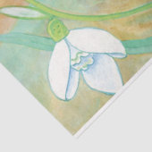春の群れ – ウレンの鳥と雪の滴 薄葉紙 (詳細)