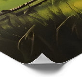 春の自然の風景 ポスター (角)