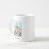 春の自転車少女 コーヒーマグカップ (正面左)