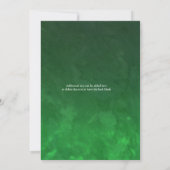 春の舞踏会ガーデンパーティーのお祝い 招待状 (裏面)