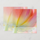 春の色彩 • 結婚式のお知らせカード セーブザデート (正面/裏面)