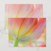 春の色彩 • 結婚披露宴招待状 招待状 (正面/裏面)