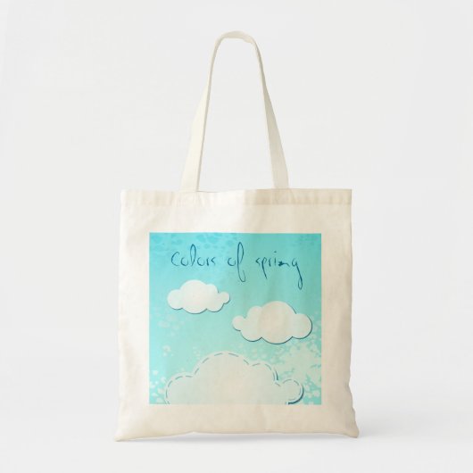 春の色，バッグ トートバッグ (正面)
