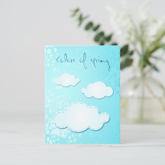 春の色 ポストカード (スタンド正面)