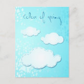 春の色 ポストカード (正面)