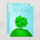 春の色 ポストカード (正面/裏面)
