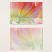 春の色・結婚式の引き出物ラベル (正面&裏面)