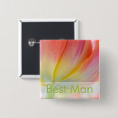 春の色 • 結婚式ボタン 缶バッジ (正面&裏面)