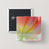 春の色 • 結婚式ボタン 缶バッジ (正面&裏面)