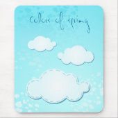 春の色， mousepad マウスパッド (正面)