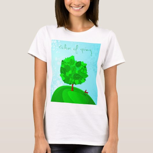 春の色, Tシャツ (正面)