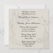 春の花々が無条件のラブウェディング招待 招待状 (裏面)