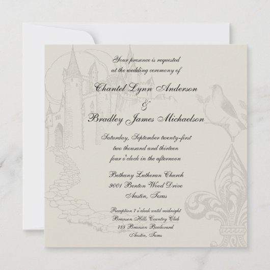 春の花々が無条件のラブウェディング招待 招待状 (裏面)