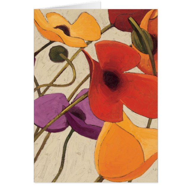 春の花および茎 (正面)