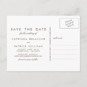 春の花お洒落は日付はがきを保存 案内ポストカード (裏面)