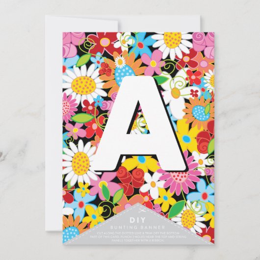 春の花お洒落ガーデンDIYバンティンバナー (正面)