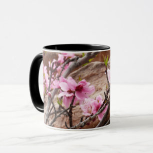 春の花がシオンロックに マグカップ