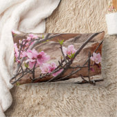 春の花がシオンロックに ランバークッション (ブランケット)