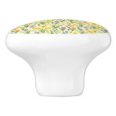 春の花が一斉に咲き乱れるパターン セラミックノブ (側面)