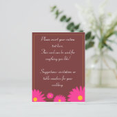 春の花が咲くポストカード インビテーションポストカード (スタンド正面)