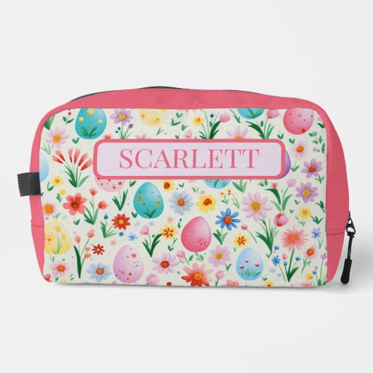 春の花とイースターエッグパーソナライズされた ドップキット (正面)