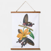 春の花とキンポウゲ 吊り下げ型タペストリー (正面)