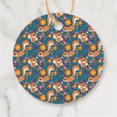 春の花とリス フェイバータグ (裏面)