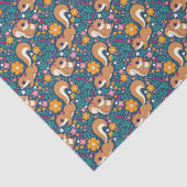 春の花とリス 薄葉紙 (詳細)