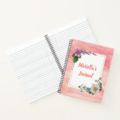 春の花と水彩 ノートブック (内部)