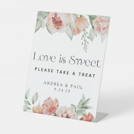 春の花と緑が大人気 台座サイン