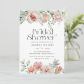 春の花と緑 |ブライダルシャワー 招待状 (スタンド正面)