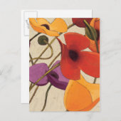 春の花と茎 ポストカード (正面/裏面)