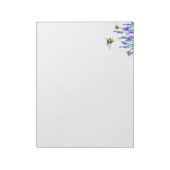 春の花と蜂のメモ飛んでいる帳 ノートパッド (回転)