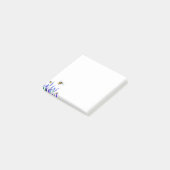 春の花と蜂の付箋 ポストイット (アングル)