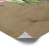 春の花と蝶の妖精たち ポスター (角)