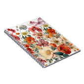 春の花と蝶開花 ノートブック (右側)