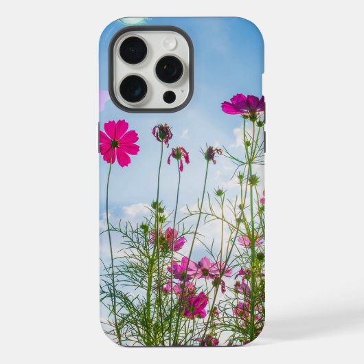 春の花と蝶 iPhoneケース (裏面)