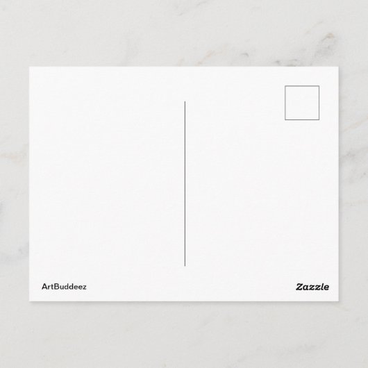 春の花と雲 ポストカード (裏面)