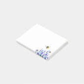 春の花と飛ぶハチのポストイット® ノート ポストイット (アングル)