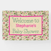 春の花のイベント 横断幕 (横)