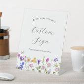 春の花のカスタム テキスト サイン (インサイチュ)