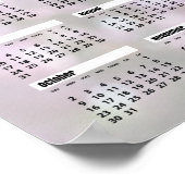 春の花のカレンダー2016 ポスター (角)