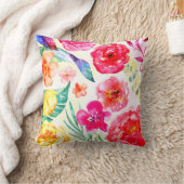 春の花のクッション クッション (ブランケット)