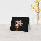 春の花のグリーティングカード カード (黄色い花)
