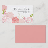 春の花のテレホンカード コーリングカード (正面/裏面)