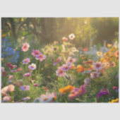 春の花のデコパージュ 薄葉紙 (正面)