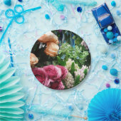 春の花のペーパープレート ペーパープレート (パーティー)