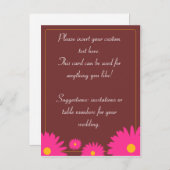 春の花のポストカード インビテーションポストカード (正面/裏面)