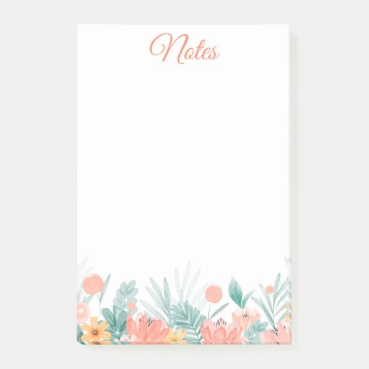 春の花のメモ ポストイット (正面)