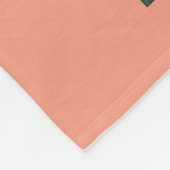 春の花のヴィンテージ旅行ポスター フリースブランケット (角)